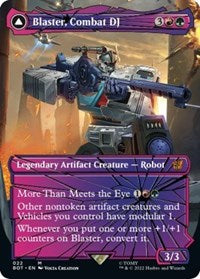 Blaster, Combat DJ (Shattered Glass) (22) [Universes Beyond: Transformers]