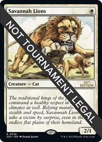 Savannah Lions (38) [30th Anniversary Edition]