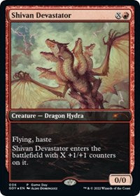 Shivan Devastator (6) [Game Day & Store Championship Promos]