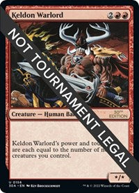 Keldon Warlord (156) [30th Anniversary Edition]