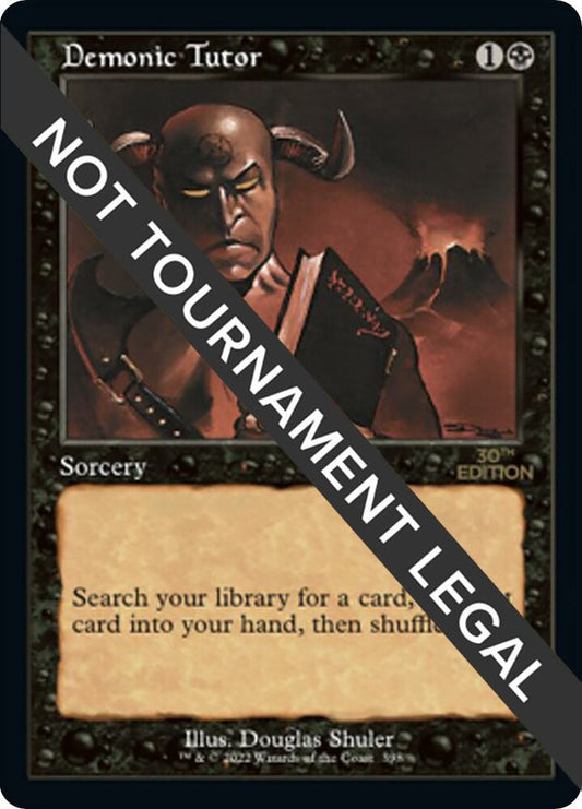 Demonic Tutor (Retro Frame) (398) [30th Anniversary Edition]