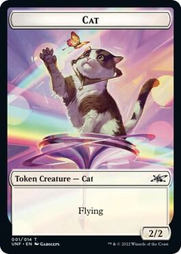 Cat // Balloon Double-sided Token [Unfinity]
