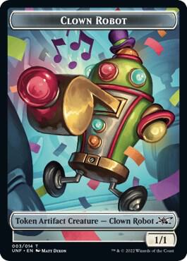 Clown Robot (003) // Balloon Double-sided Token [Unfinity]