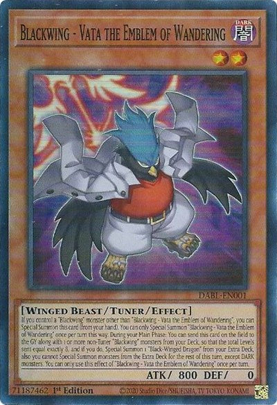 Blackwing - Vata the Emblem of Wandering (DABL-EN001) [Darkwing Blast]