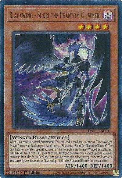 Blackwing - Sudri the Phantom Glimmer (DABL-EN004) [Darkwing Blast]