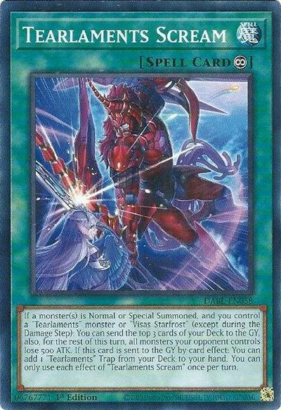 Tearlaments Scream (DABL-EN058) [Darkwing Blast]