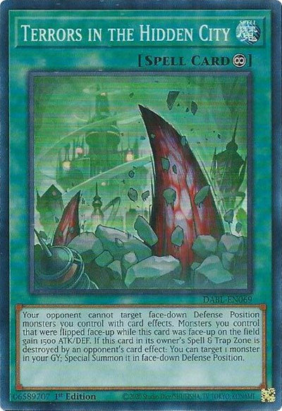 Terrors in the Hidden City (DABL-EN069) [Darkwing Blast]