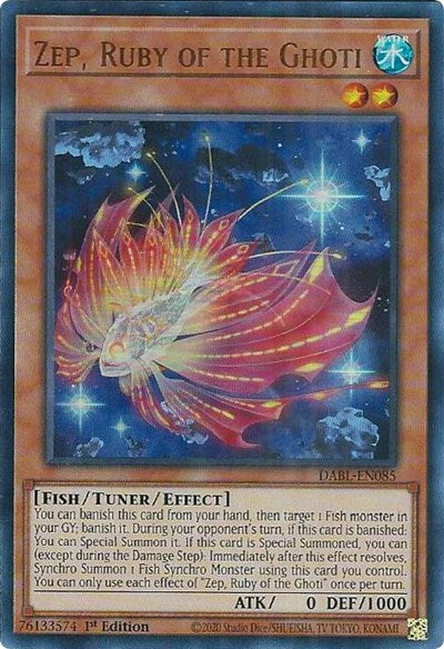 Zep, Ruby of the Ghoti (DABL-EN085) [Darkwing Blast]