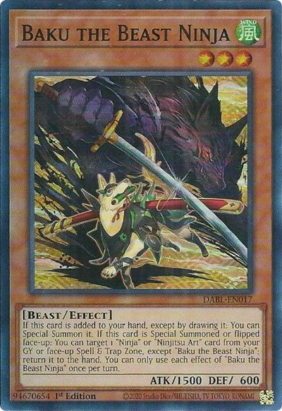Baku the Beast Ninja (DABL-EN017) [Darkwing Blast]