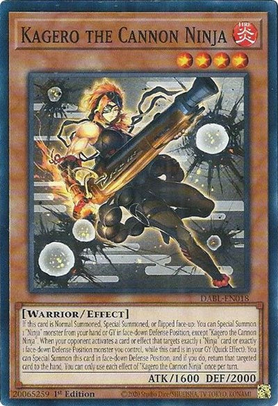 Kagero the Cannon Ninja (DABL-EN018) [Darkwing Blast]