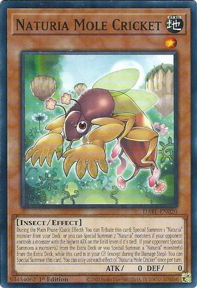 Naturia Mole Cricket (DABL-EN020) [Darkwing Blast]