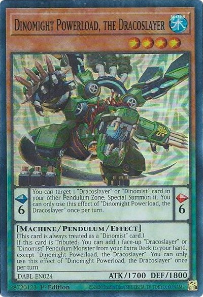 Dinomight Powerload, the Dracoslayer (DABL-EN024) [Darkwing Blast]