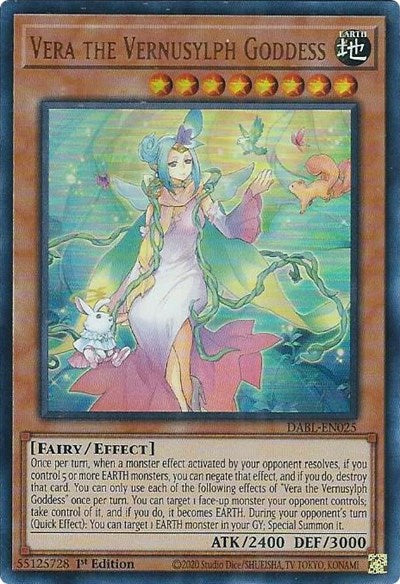 Vera the Vernusylph Goddess (DABL-EN025) [Darkwing Blast]
