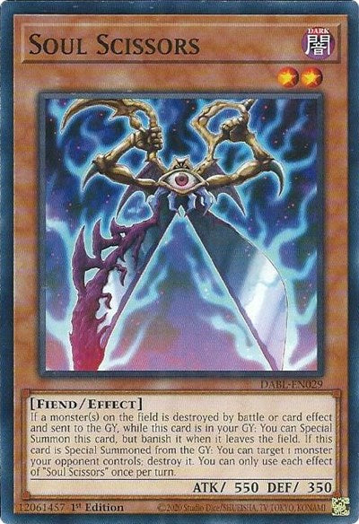Soul Scissors (DABL-EN029) [Darkwing Blast]