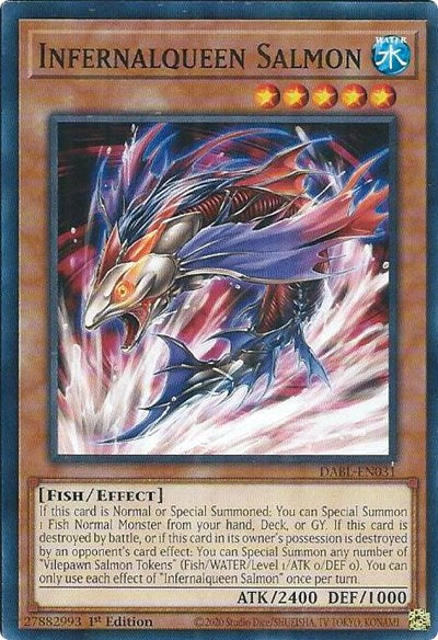 Infernalqueen Salmon (DABL-EN031) [Darkwing Blast]