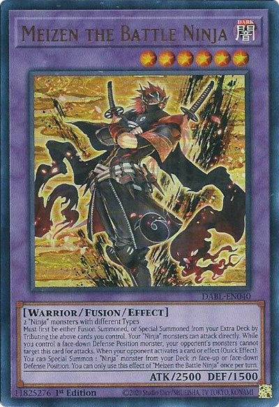 Meizen the Battle Ninja (DABL-EN040) [Darkwing Blast]