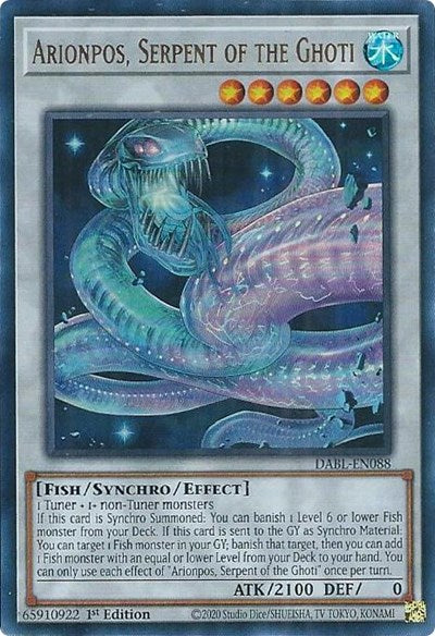 Arionpos, Serpent of the Ghoti (DABL-EN088) [Darkwing Blast]