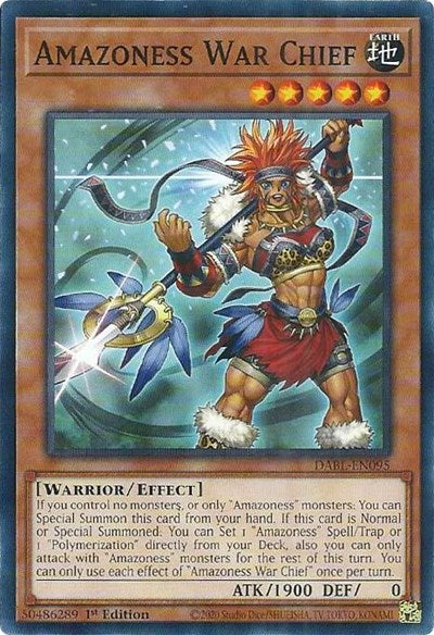 Amazoness War Chief (DABL-EN095) [Darkwing Blast]