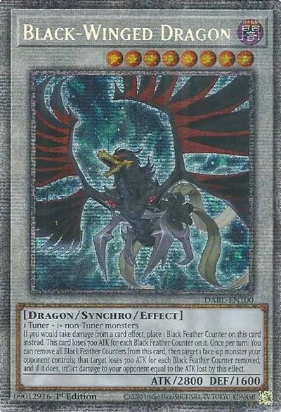 Black-Winged Dragon (Starlight Rare) (DABL-EN100) [Darkwing Blast]