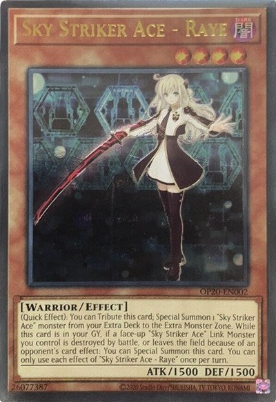 Sky Striker Ace - Raye (UTR) (OP20-EN002) [OTS Tournament Pack 20]