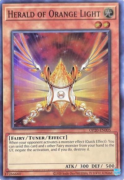 Herald of Orange Light (OP20-EN005) [OTS Tournament Pack 20]