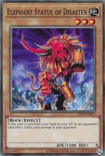 Elephant Statue of Disaster (OP20-EN013) [OTS Tournament Pack 20]