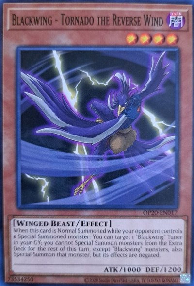 Blackwing - Tornado the Reverse Wind (OP20-EN017) [OTS Tournament Pack 20]