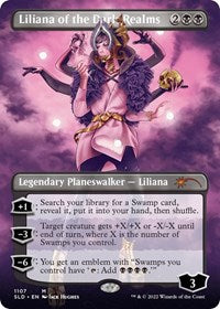 Liliana of the Dark Realms (Borderless) (1107) [Secret Lair Drop Series]