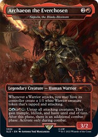 Archaeon the Everchosen - Najeela, the Blade-Blossom (Borderless) (1032) [Secret Lair Drop Series]