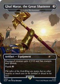 Ghal Maraz, the Great Shatterer - Loxodon Warhammer (Borderless) (1034) [Secret Lair Drop Series]