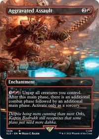 Aggravated Assault (Borderless) (1026) [Secret Lair Drop Series]