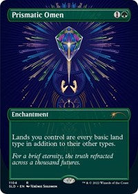Prismatic Omen (Borderless) (1104) [Secret Lair Drop Series]