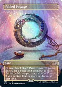 Fabled Passage (Borderless) (Galaxy Foil) (471) [Secret Lair Drop Series]
