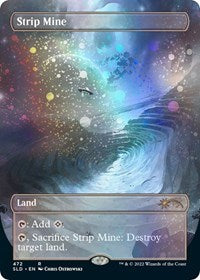 Strip Mine (Borderless) (Galaxy Foil) (472) [Secret Lair Drop Series]