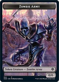 Zombie Army Double-Sided Token (15) [Starter Commander Decks]