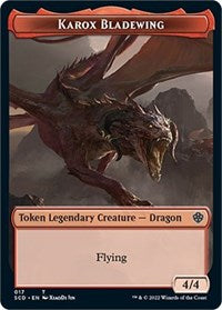 Karox Bladewing Double-Sided Token (17) [Starter Commander Decks]