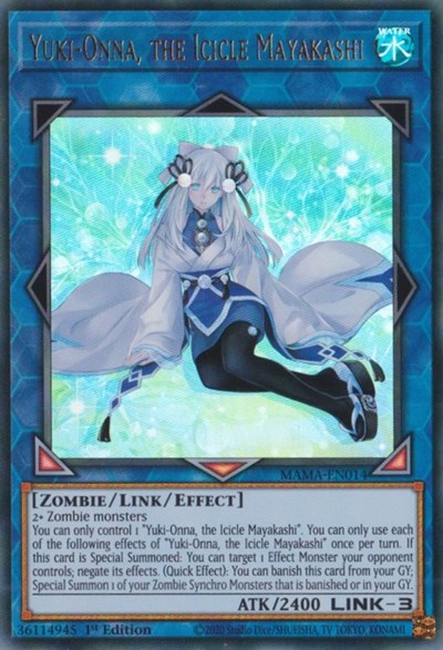 Yuki-Onna, the Icicle Mayakashi (MAMA-EN014) [Magnificent Mavens]
