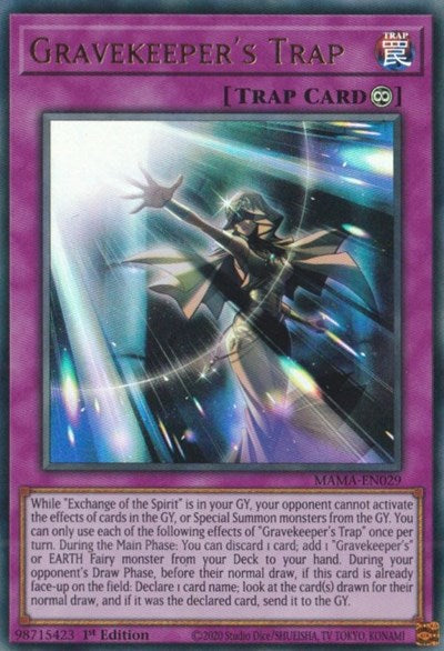 Gravekeeper's Trap (MAMA-EN029) [Magnificent Mavens]