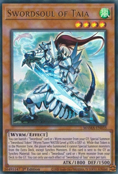 Swordsoul of Taia (MAMA-EN035) [Magnificent Mavens]