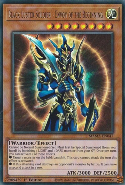 Black Luster Soldier - Envoy of the Beginning (MAMA-EN047) [Magnificent Mavens]