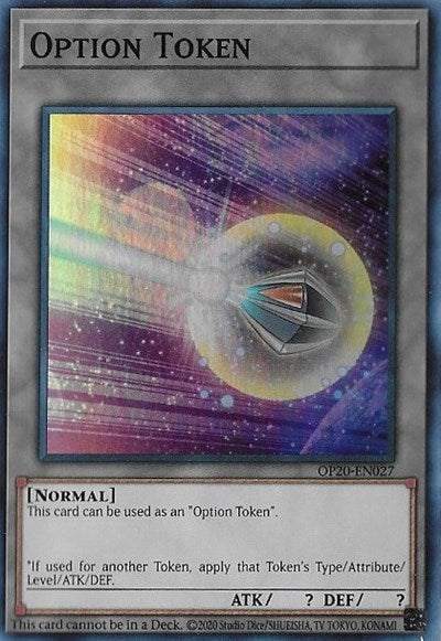 Option Token (OP20-EN027) [OTS Tournament Pack 20]