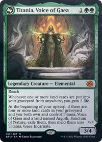 Titania, Voice of Gaea (193) [The Brothers' War]
