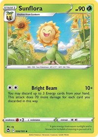 Sunflora (006/195) [SWSH12: Silver Tempest]