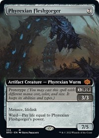 Phyrexian Fleshgorger (Extended Art) (332) [The Brothers' War]