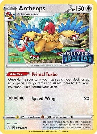 Archeops SWSH272  - Holofoil SWSH Sword & Shield Promo Cards - Promo