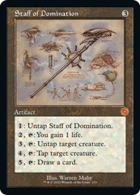 Staff of Domination (Schematic) (119) [The Brothers' War: Retro Frame Artifacts]