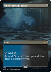 Underground River (Borderless) (300) [The Brothers' War]