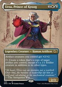 Urza, Prince of Kroog (Borderless) (296) [The Brothers' War]