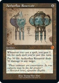 Aetherflux Reservoir (Schematic) (65) [The Brothers' War: Retro Frame Artifacts]