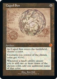 Caged Sun (Schematic) (72) [The Brothers' War: Retro Frame Artifacts]